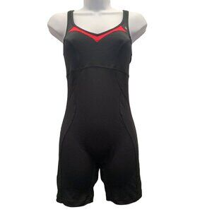 Aqua Sphere Womens Swimsuit Unitard Sz 34 Black/Pink Competition Racing MSRP $90